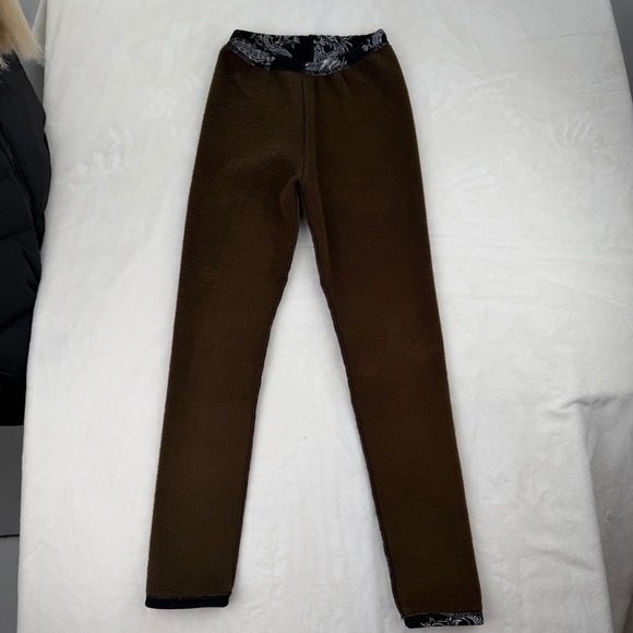 AE Just Cozy Dragon Print Fleece Lined Leggings Y2K Goth Grunge Womens Sz XS/S - Picture 8 of 8